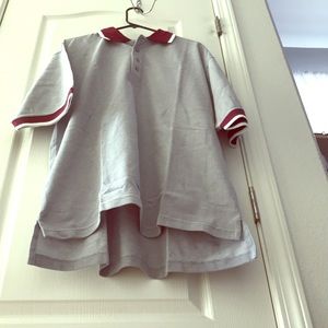 “Clearance 3/$10” Men’s gray polo shirt